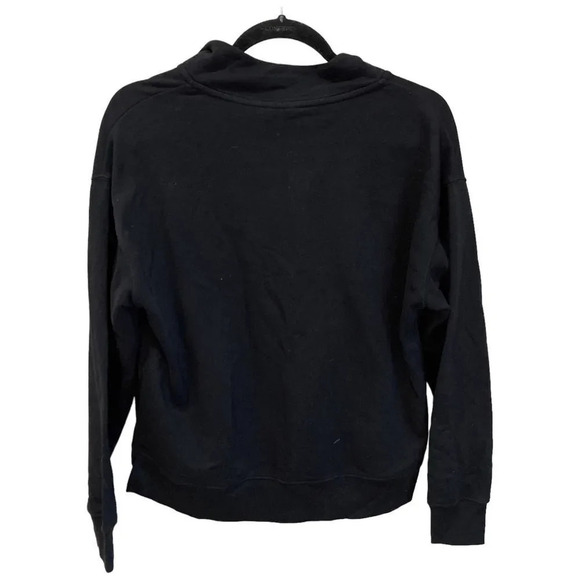 OLD NAVY Half Zip Mock Neck Black Jacket Size Small - Picture 2 of 6
